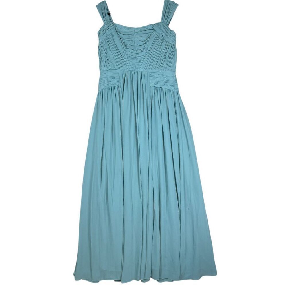 Vera Wang Dress Women's Size 10 Blue Maxi Gown Prom Bridesmaid